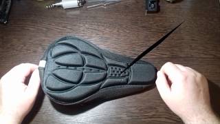 обзор чехла на велосипедное седло с aliexpress