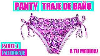 CÓMO HACER TRAJES DE BAÑO - PANTY ATADA A LOS COSTADOS!! Parte (1/2) - MariG