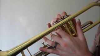 Learn to play Bb Blues Scale on trumpet