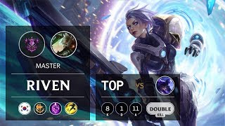 Riven Top vs Ryze - KR Master Patch 9.12
