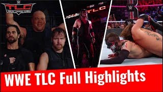 WWE TLC 2017 Highlights HD Results 22 October 2017 The Shield Match