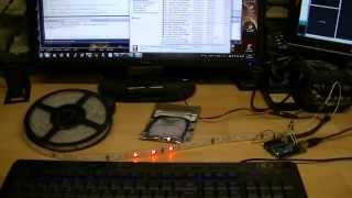 LPD6803 LED Strip with FastSPI_LED and Arduino