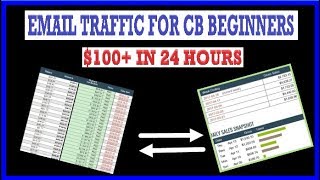 ? Email Traffic Tutorial For Clickbank Beginners (Easy $100+ In Just 24 Hours) ?