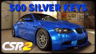 CSR Racing 2 - 10X BMW LB M3! 500 Silver keys, can I get it?!