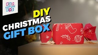 How to make a DIY Christmas Gift Box