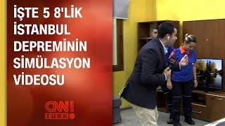 İşte 5 8'lik İstanbul depreminin simülasyon videosu (26.09.2019)