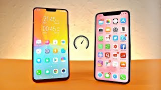 Vivo X21 UD vs iPhone X - Speed Test!