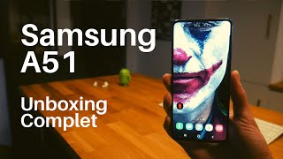 SAMSUNG A51 : UNBOXING COMPLET !