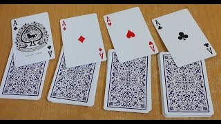 BEST MAGIC CARD TRICK YOU CAN DO WITH 4 ACES - MAGIC TUTORIAL