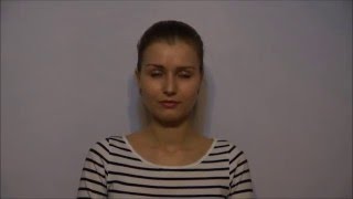 Разминка, Упр 2 - Тренируем мышцы межбровья. ФЕЙСБИЛДИНГ, ГИМНАСТИКА ДЛЯ ЛИЦА