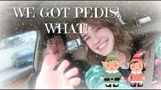 I CONVINCED HIM TO GET A PEDICURE HAHA (DAY 6)
