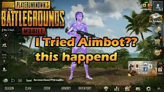 This happens when you have aimbot | Squad Domination | Pubg Mobile