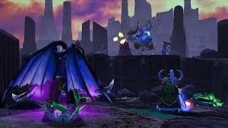 《Warcraft III: Rebirth》魔獸爭霸3高畫質模組 // 第五幕『恐懼的浪潮』(夜精靈)：07達拉然的廢墟