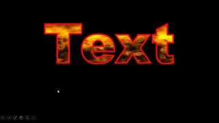 Motion Fire and Moving Background Text Effects - Advanced PowerPoint Animation