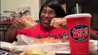 MY SUBSCRIBERS,WRITE IN THE COMMENTS WHAT THEY WANT TO SEE ME EAT. MUKBANG!!EATING SHOW JERSEY MIKES