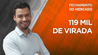 BOLSA chega nos 119 mil e Oi (OIBR3) VENDE Unitel