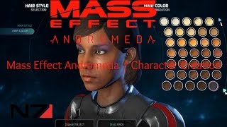 Mass Effect Andromeda | Character Creation | Menu Showcase