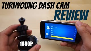 TurnYoung 4" 1080P Car Dash Cam REVIEW