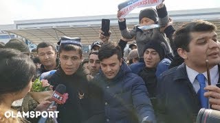 Shohjahon Ergashev Toshkentda kutib olindi (21.02.2019)