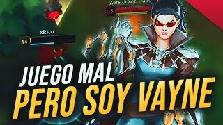 ¡ESTE ADC ME ENCANTA! JUEGO MAL Y PUEDO CARREAR | VAYNE ADC | League of Legends