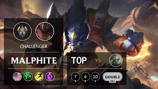 Malphite Top vs Camille - NA Challenger Patch 9.17