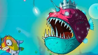 Рыба удильщик третия эволюция новая рыба угорь EATME.IO Рыба ест рыбу