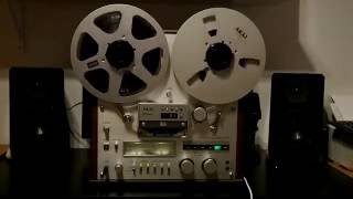 Akai GX-625 Reel to Reel Tape Recorder Demonstration