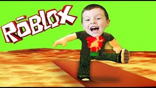 ПОЛ это ЛАВА в РОБЛОКС THE FLOOR IS LAVA Челлендж Выживание в игре ROBLOX от KGS