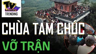 Du khách xô đẩy, chen chúc nhau khi đến viếng chùa Tam Chúc, Hà Nam