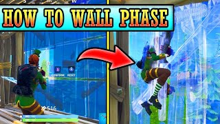 *NEW* Phase Through Wall Exploit Using Pistol! SEASON X GLITCH