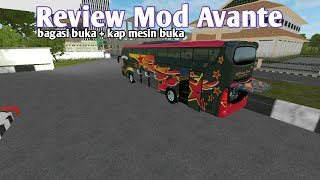 MOD BUSSID 2.9 || Review Mod Avante