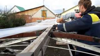 Пленка для теплиц и её крепление на каркас