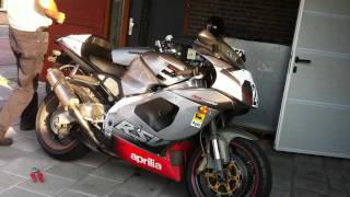 Aprilia RSV Mille Brutal sound! Modified exhaust