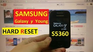 Сброс графического ключа Samsung S5360 Factory Hard reset