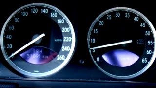 SL 350 - Roadster  0 - 170 Km/h Acceleration Beschleunigung R230 245 PS V6 Mercedes Benz Daimler