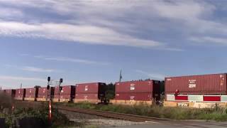 Trains BC 2019: CN 106 (Intermodal) @ Colebrook Canada 01OCT19 ET44AC 3211 Leading