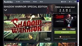 News - Free Shadow Warrior Remake Steam Key Humble Bundle