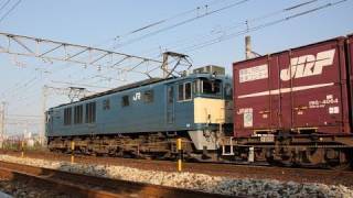 西岡山駅に到着の EF210 EF64 / 北長瀬駅付近