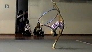 Художественная гимнастика. Упражнение. Обруч