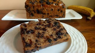 "Eggless" Moist Banana Bread with Chocolate chips & Berries | Best Banana Bread Recipe