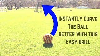 How To BEND The Soccer Ball Like The PROS