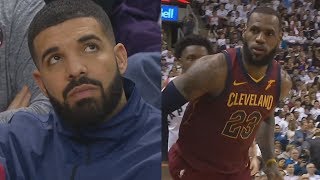 NBA Warns Drake! LeBron 43 Points Cavs Up 2-0! 2018 NBA Playoffs