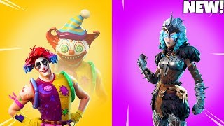 NEW! ALL LEAKED SKINS!! (CLOWN Skins) Fortnite Battle Royale