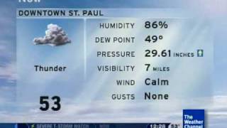 4-10-11, St. Paul, MN -TWC 12:28 am (Thunder) *Severe T-Storm Watch*