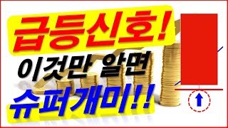 [주식] 급등신호 이것만 알면 슈퍼개미!!