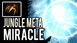 How To Jungle Wisp Io TOP 1 Jungler in The World by Miracle- 9k MMR 7.02 Dota 2