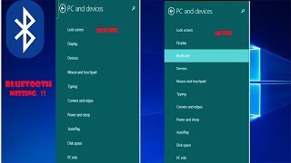 Bluetooth Missing From PC in Windows 7,8,8.1,10