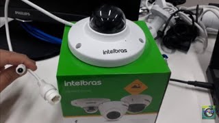 CFTV |Câmera IP FISHEYE VIP 5500F Intelbras | 360 graus | Cartão micro sd | Inteligência artificial