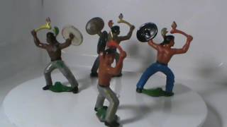 Солдатики Игрушки Индейцы Ковбои ГДР .Чато . Toys soldiers .Wild West . Indians / Cowboys