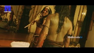 Jejamma Anushka stabbing Villain Sonu Sood scene from Arundathi Movie